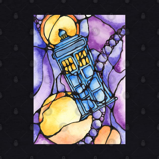 Abstract Tardis by AlstonArt